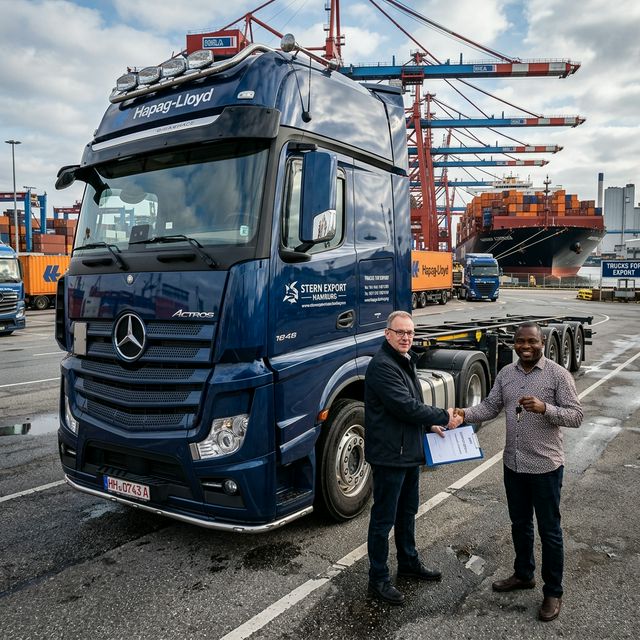 Lkw Ankauf Export Hamburg Hafen