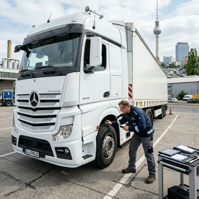 Unfallwagen Ankauf Experte bei der LKW Inspektion in Berlin