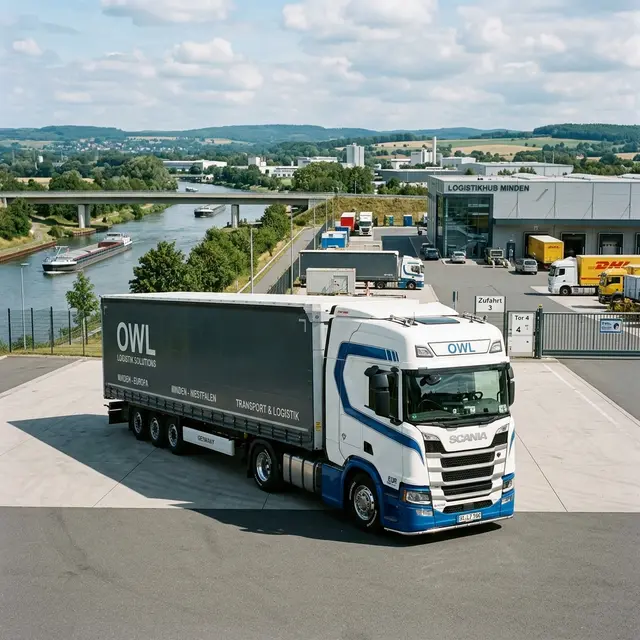 Lkw Ankauf Export Minden Wasserstraßenkreuz Weser OWL